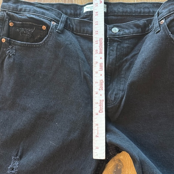 NWT Abercrombie & Fitch 90s high rise relaxed Jean womens 35/20’s distressed - Picture 10 of 12